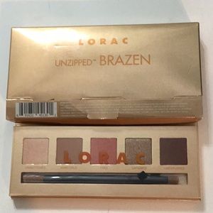 Lorac unzipped brazen eyeshadow palette 5 colors included